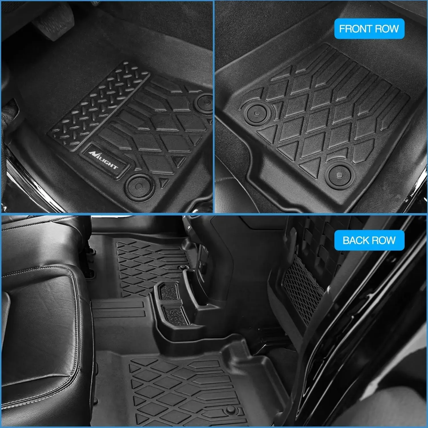 2020-2025 Jeep Gladiator JT TPE Floor Mats