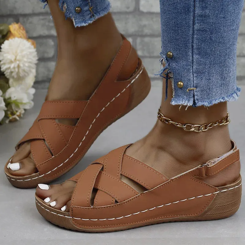 2024 Wedge Heels Platform Shoes