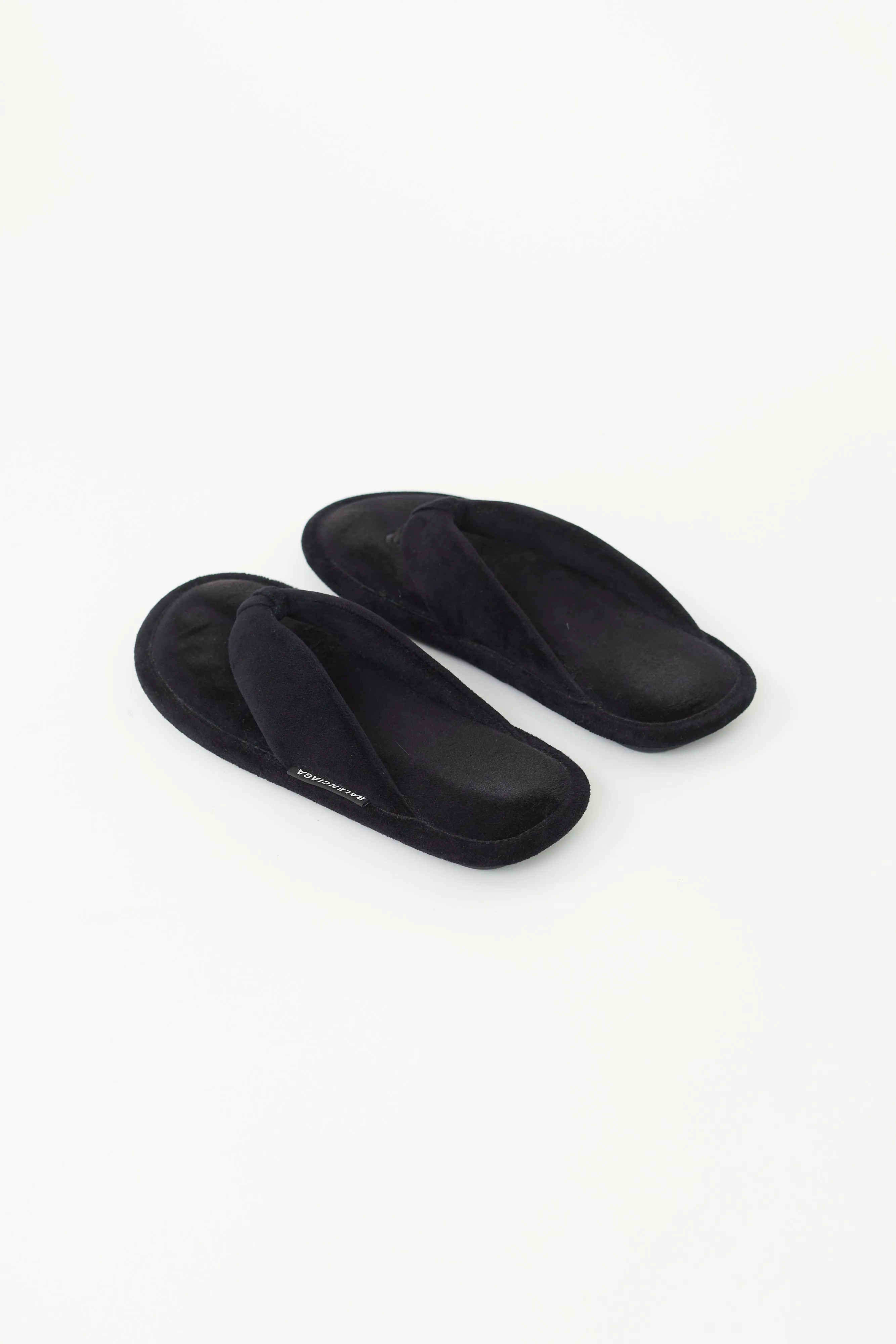 Black Velvet Sandal