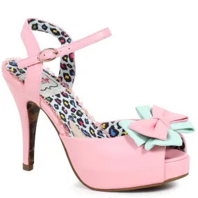 BP412-VIXEN 4" Peep Toe Boe Detail Pump