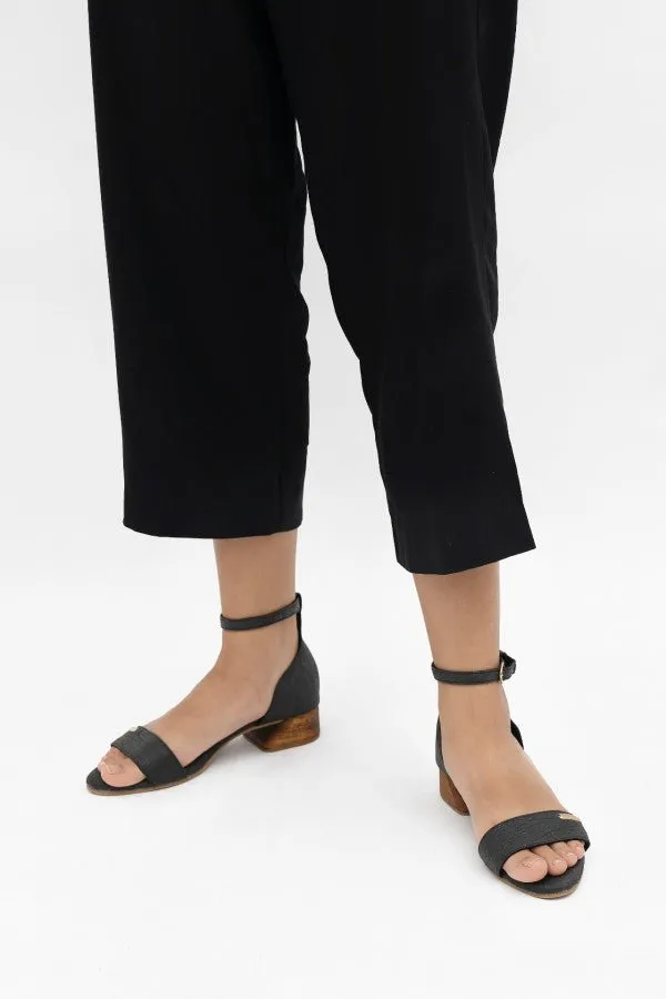 Chicago Heels in Charcoal