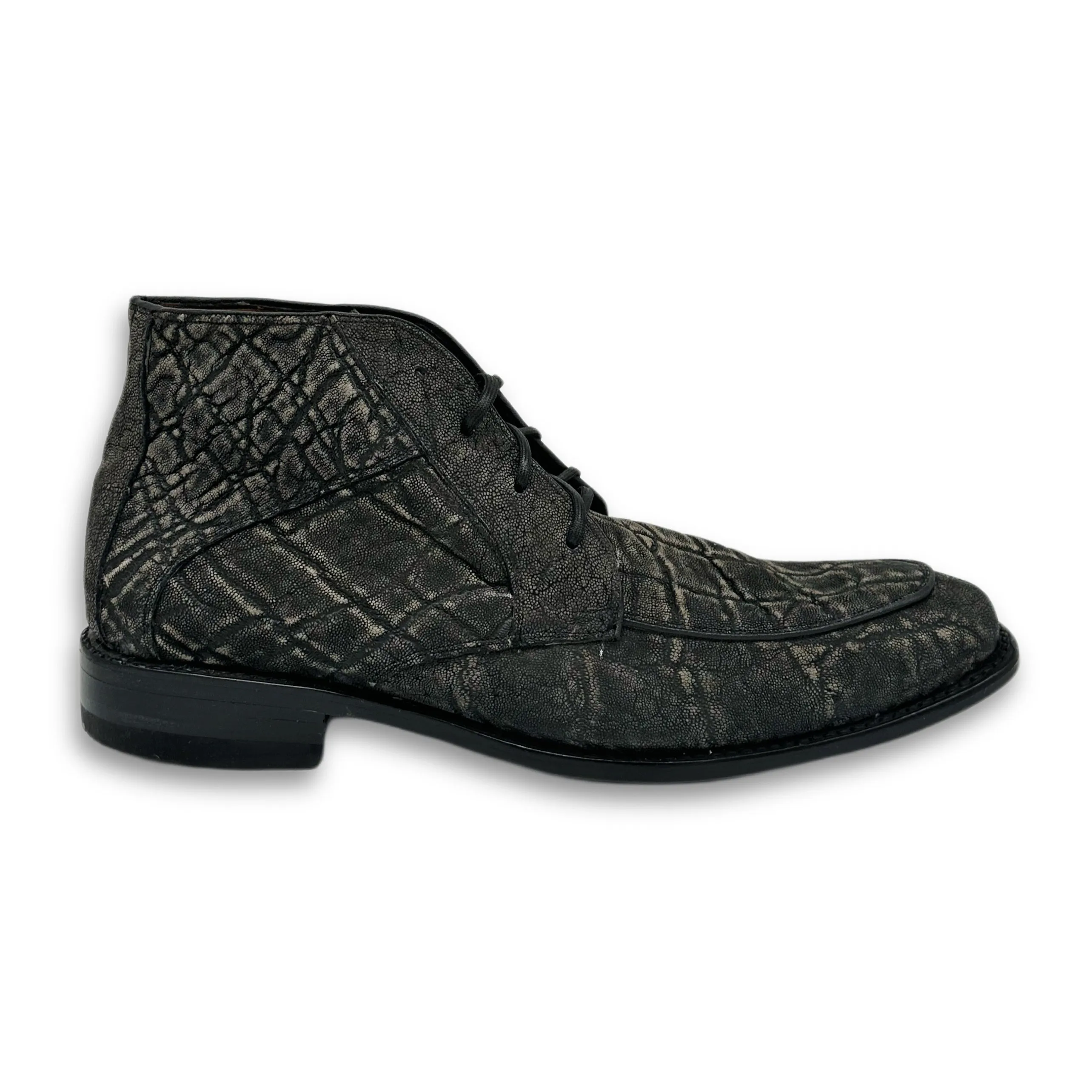 Elliot Lace-Up Chukka Elephant Leather Boots