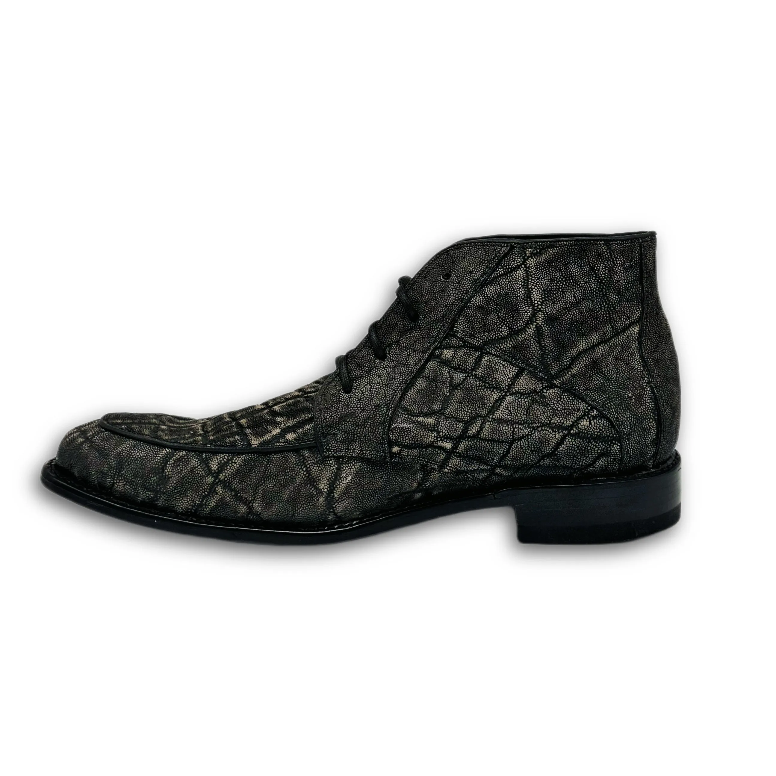 Elliot Lace-Up Chukka Elephant Leather Boots