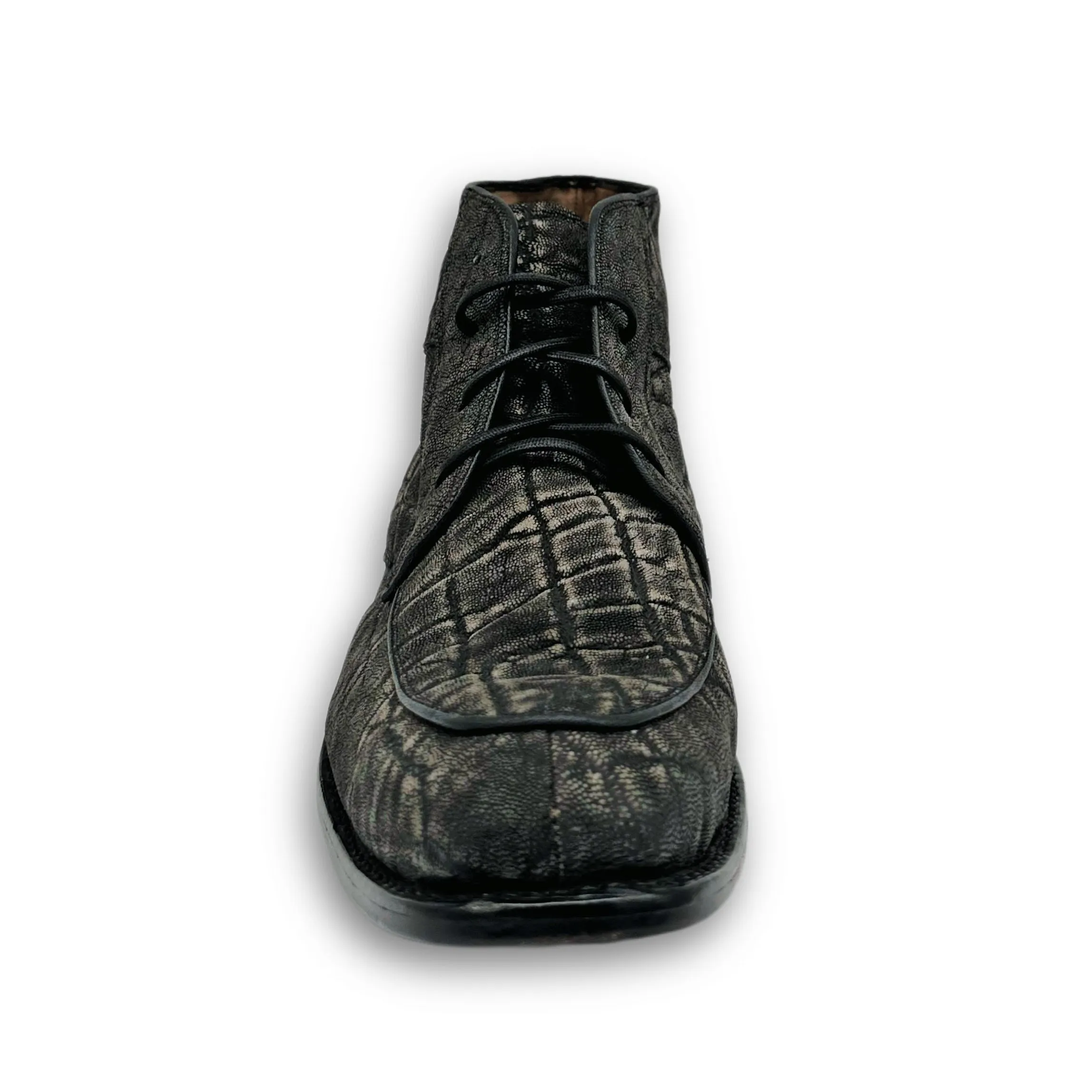 Elliot Lace-Up Chukka Elephant Leather Boots