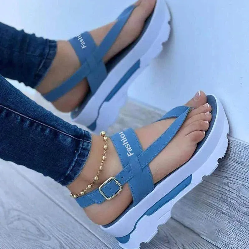 Low Platform Sandals With Heels