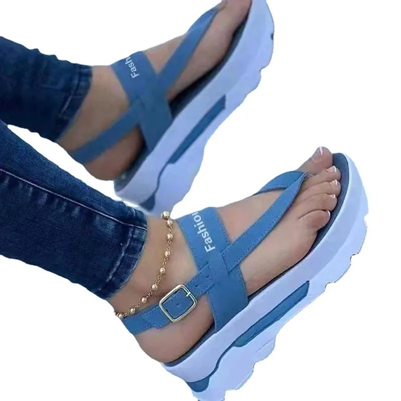 Low Platform Sandals With Heels