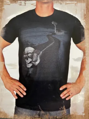 Men's Black Petrolhead Desert Highway Tee - LIMITED