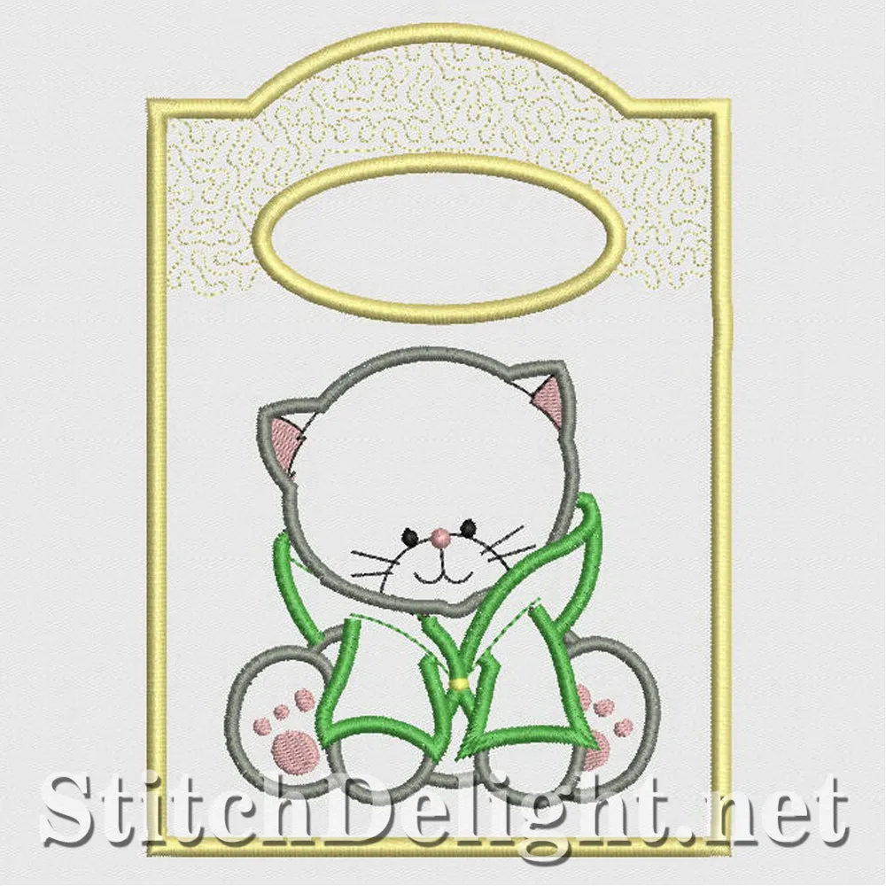 SD1207 Applique Kitty Treat Bags