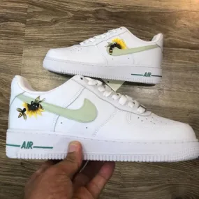 Sunflower Bee Custom Air Force 1