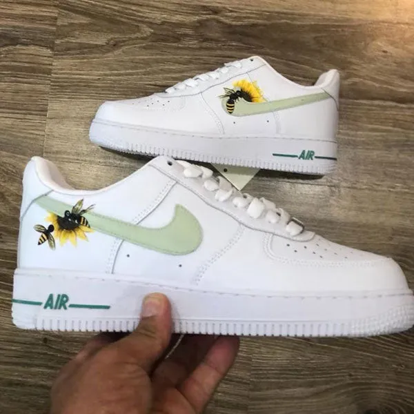 Sunflower Bee Custom Air Force 1