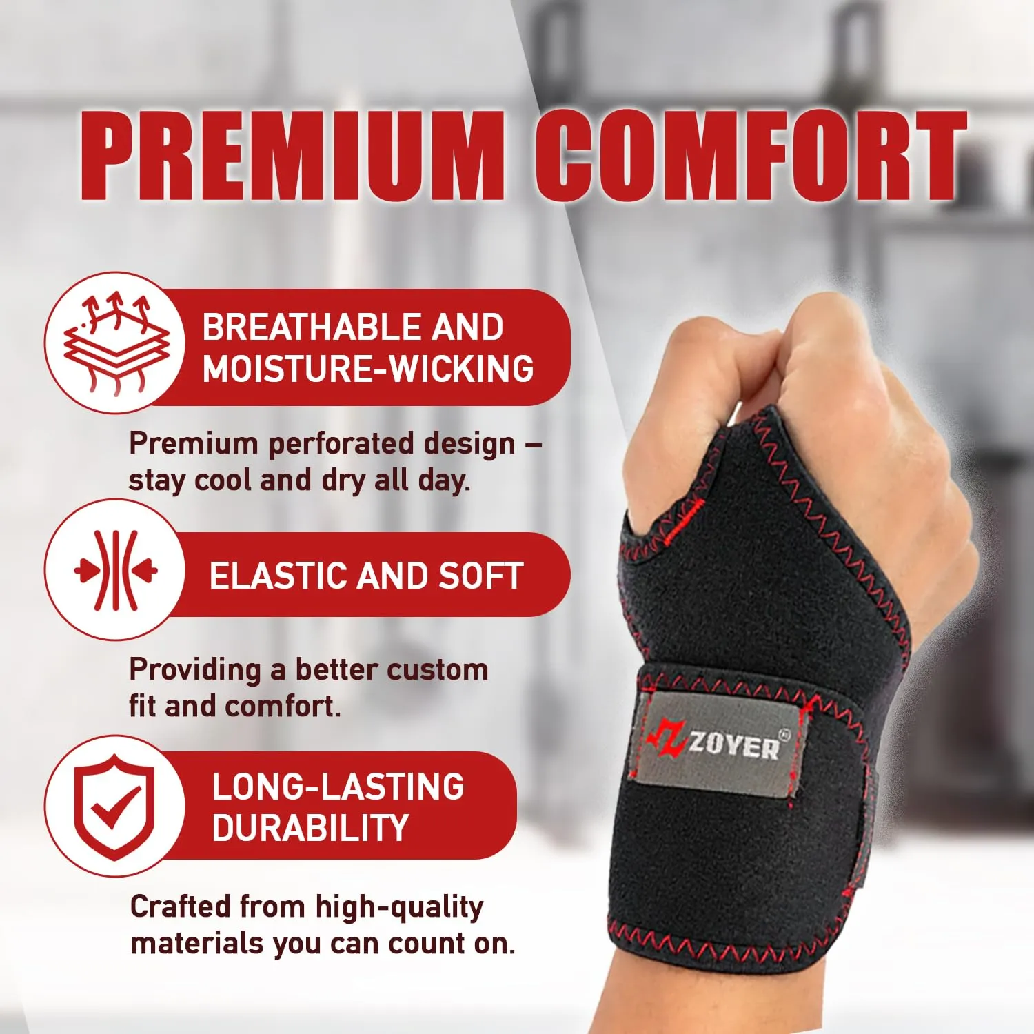 ZOYER Performance - Wrist Wrap - One Size Fits All