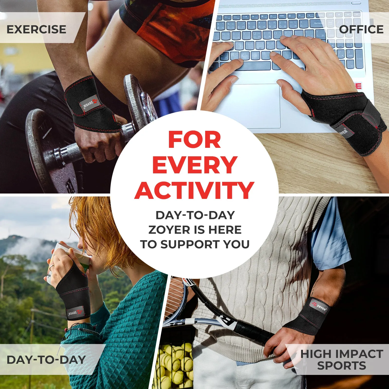 ZOYER Performance - Wrist Wrap - One Size Fits All